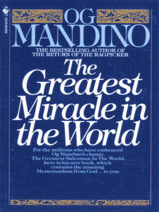 Title details for The Greatest Miracle in the World by Og Mandino - Available